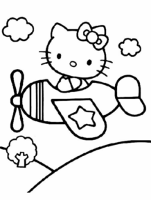 Disegno di Hello Kitty da stampare e colorare 159