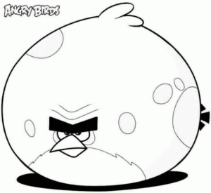 Disegno di Angry birds da stampare e colorare 27