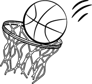 Disegno di basket da stampare e colorare 46