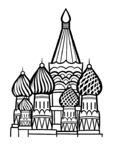 Disegno di monumento famoso da stampare e colorare 27 Disegno di monumento famoso da stampare e colorare 27