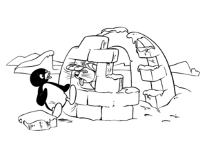 Disegno di pinguino da stampare e colorare 20