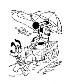 Disegno di Minni da stampare e colorare 105