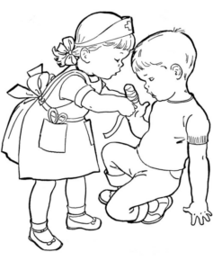 Disegno di bambino da stampare e colorare 33