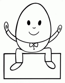 Disegno di uovo di Pasqua da stampare e colorare 10