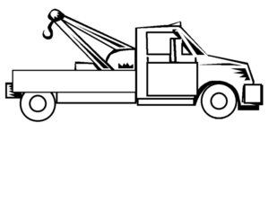 Disegno di mezzo da lavoro da stampare e colorare 21