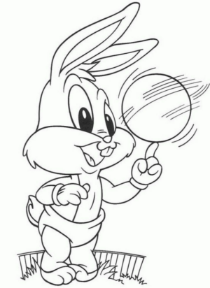 Disegno di Bugs Bunny da stampare e colorare 32