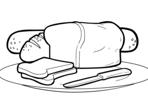 Disegno di colazione da stampare e colorare 33
