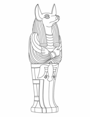 Disegno di Impero Egizio da stampare e colorare 57