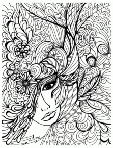 Disegno di mandala da stampare e colorare 349