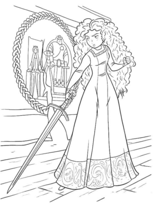 Disegno di Tutte le principesse Disney da stampare e colorare 63