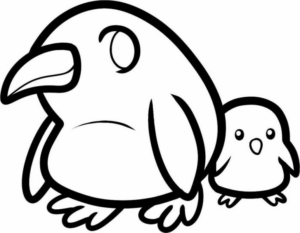 Disegno di pinguino da stampare e colorare 66