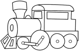 Disegno di treno da stampare e colorare 98