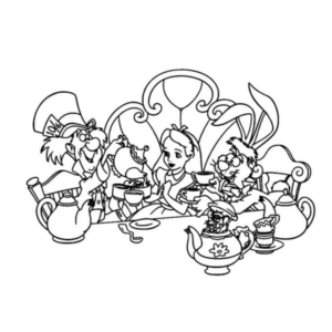 Disegno di Alice nel paese delle meraviglie da stampare e colorare 68 Disegno di Alice nel paese delle meraviglie da stampare e colorare 68