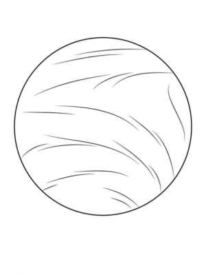 Disegno di pianeta da stampare e colorare 34