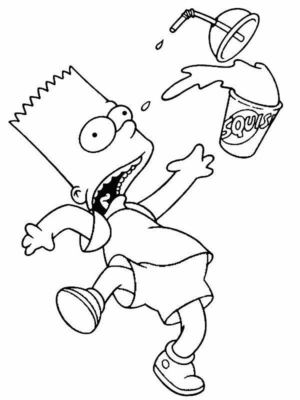 Disegno di I Simpson da stampare e colorare 94