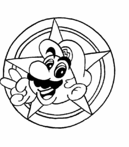 Disegno di Super Mario da stampare e colorare 34