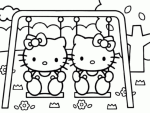 Disegno di Hello Kitty da stampare e colorare 48
