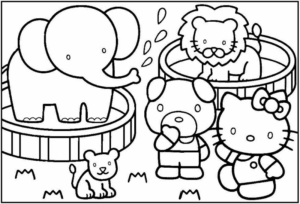 Disegno di Hello Kitty da stampare e colorare 202