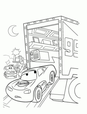 Disegno di Cars da stampare e colorare 221