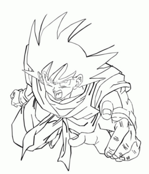 Disegno di Dragon Ball da stampare e colorare 19