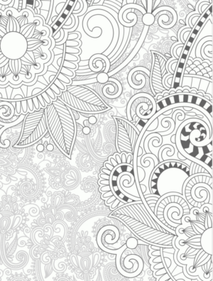 Disegno di mandala da stampare e colorare 1117