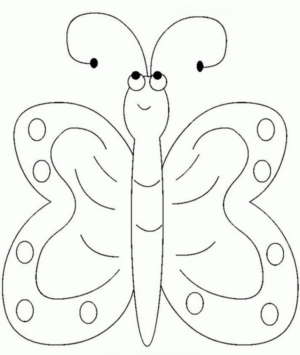 Disegno di farfalla da stampare e colorare 11