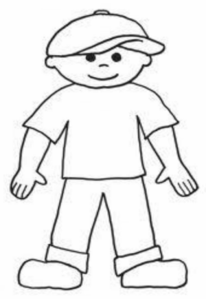 Disegno di bambino da stampare e colorare 106