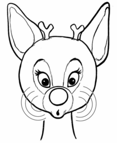 Disegno di cervo da stampare e colorare 41