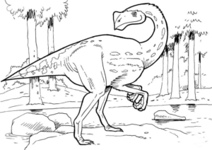 Disegno di Velociraptor da stampare e colorare 17