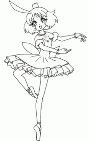 Disegno di danza da stampare e colorare 37