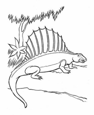 Disegno di Spinosauro da stampare e colorare 20
