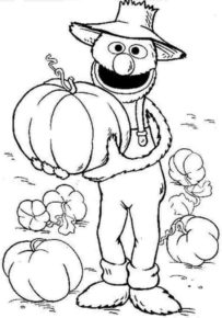 Disegno di zucca di Halloween da stampare e colorare 62