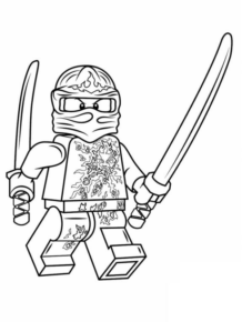 Disegno di Ninja Go da stampare e colorare 28