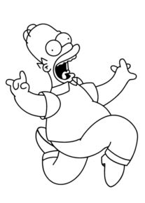 Disegno di I Simpson da stampare e colorare 25