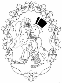 Disegno di San Valentino da stampare e colorare 73