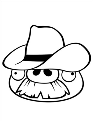 Disegno di Angry birds da stampare e colorare 101