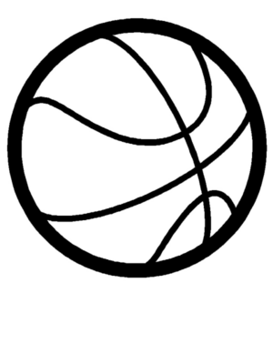 Disegno di basket da stampare e colorare 28