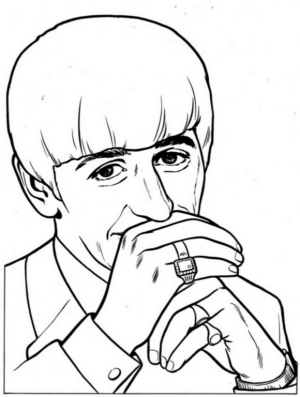 Disegno di persona famosa da stampare e colorare 1