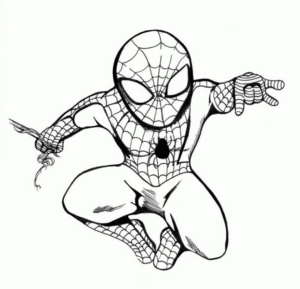 Disegno di Spiderman da stampare e colorare 140