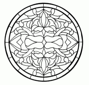 Disegno di mandala da stampare e colorare 1431