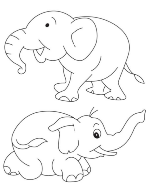 Disegno di Dumbo da stampare e colorare 11