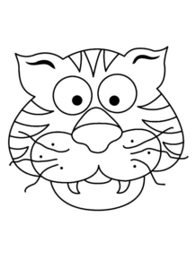Disegno di maschera da stampare e colorare 44