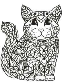 Disegno di mandala da stampare e colorare 112