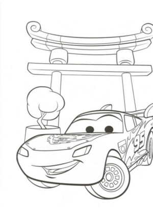 Disegno di Cars da stampare e colorare 135