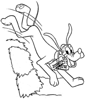 Disegno di Pluto da stampare e colorare 32