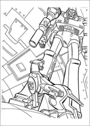 Disegno di Transformers da stampare e colorare 23
