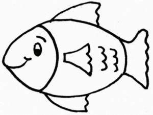 Disegno di pesce da stampare e colorare 303