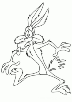 Disegni di Willy Il Coyote da colorare