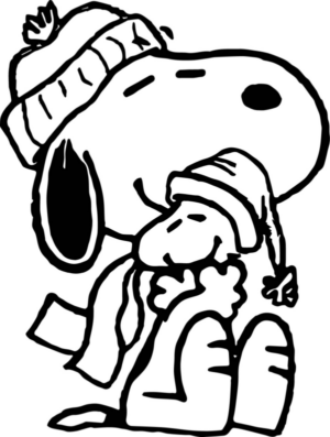 Disegno di Snoopy da stampare e colorare 26
