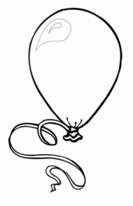 Disegno di palloncino da stampare e colorare 56